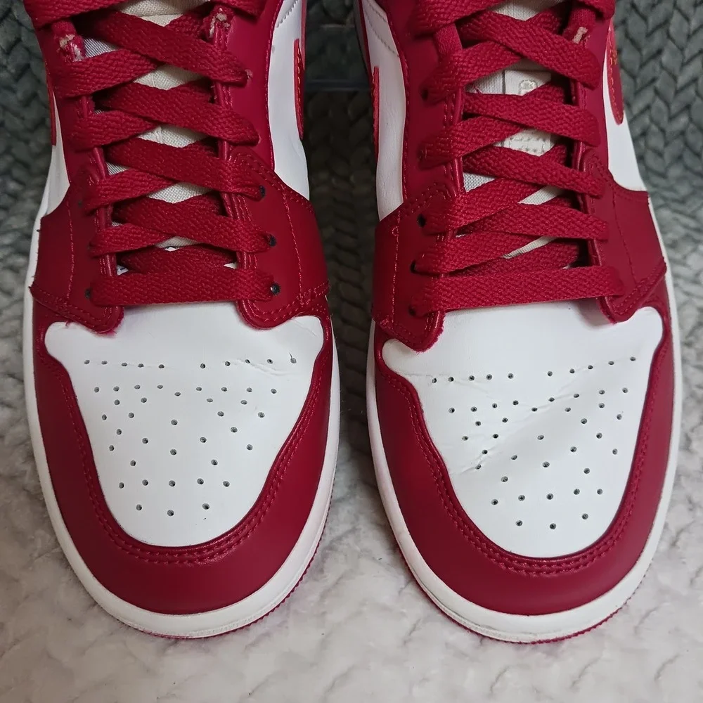 Jordan 1 Low Cardinal Red 2022 Men's Sneakers Shoes Size 8.5